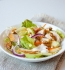 Салат из копченой курицы, яблок и грецких орехов